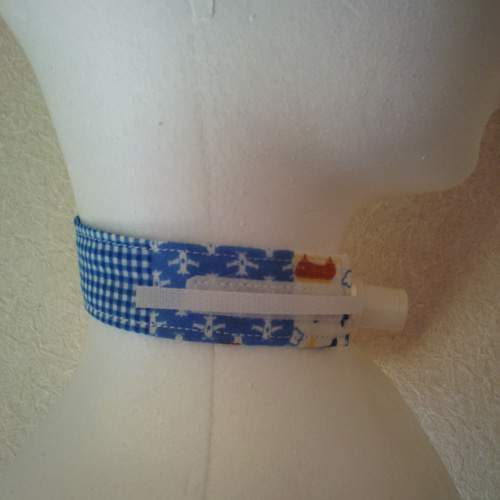 受注制作《ダブルガーゼ》気管切開カニューレホルダー 1本型 3本set