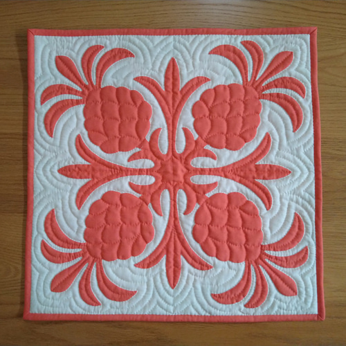ハワイアンキルト クッションカバー 5点セット HAWAIIAN QUILT Hawaiian quilt ハワイアンキルト クッションカバー ピンクホヌ