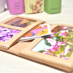 "思い出をいつも傍に"@ヌメ革のフォトケース 4枚目の画像