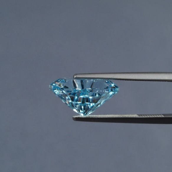 スペード ブルートパーズ6.92ct　B-708 3枚目の画像