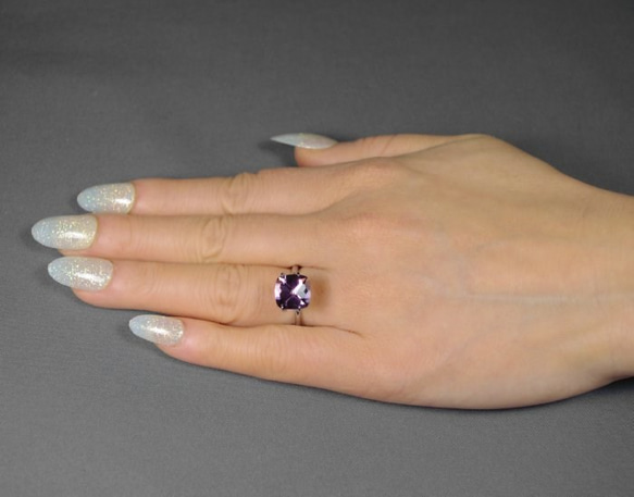 輝煌的紫水晶像鏡子3.69ct Bs  -  1171 第4張的照片