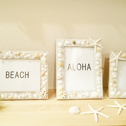 shell photoframe 2L white 3枚目の画像