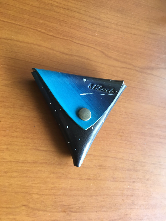 オーダー刻印皆で宇宙へ持っていきたい本革コインケース 5枚目の画像
