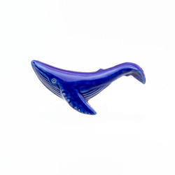 陶器ブローチ　クジラ(鯨) 5枚目の画像