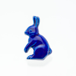 陶器ブローチ　ウサギ(兎) 5枚目の画像