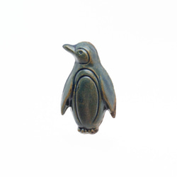 陶器ブローチ　ペンギン(立) 4枚目の画像