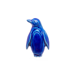 陶器ブローチ　ペンギン(立) 5枚目の画像