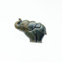 陶器ブローチ　ゾウ(象) 4枚目の画像
