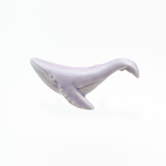 陶器ブローチ　クジラ(鯨) 4枚目の画像