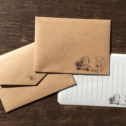 【おすそ分け】冬のお手紙セット① Amazon.co.jp: Sitengle レターセット 便箋 封筒セット 4色 手紙