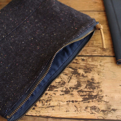 Wool Pouch（Navy） 3枚目の画像