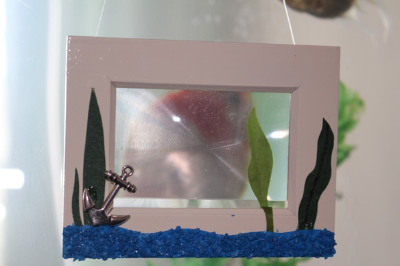金魚のぞき窓　清流アイボリー（小） 1枚目の画像