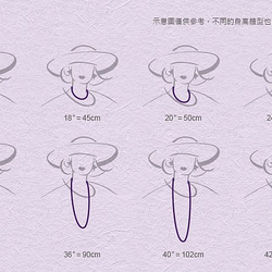 馬眼14K金小圓鋯石短鍊 第3張的照片