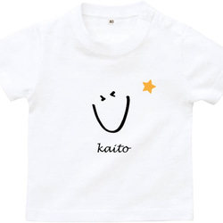 《smiley》名前入りＴシャツ 3枚目の画像