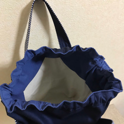 c023 巾着tote bag(ヒッコリー) 4枚目の画像