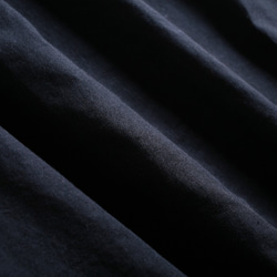 ワンピース　コットン　半袖　スカート　綿麻　ブラック　ゆったり　ロング丈  007 7枚目の画像