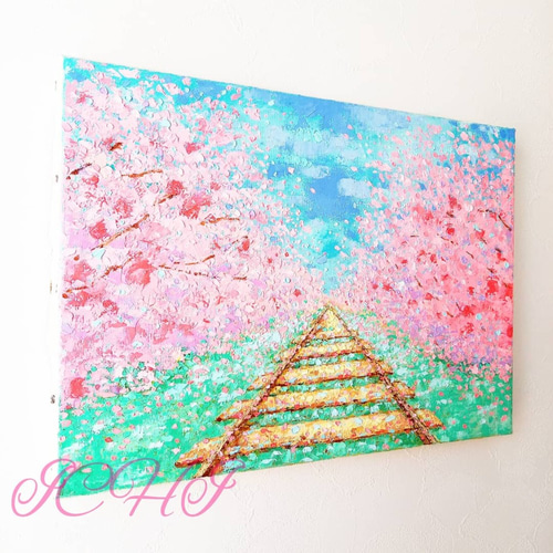 油絵 F4 「旅立ちの時」