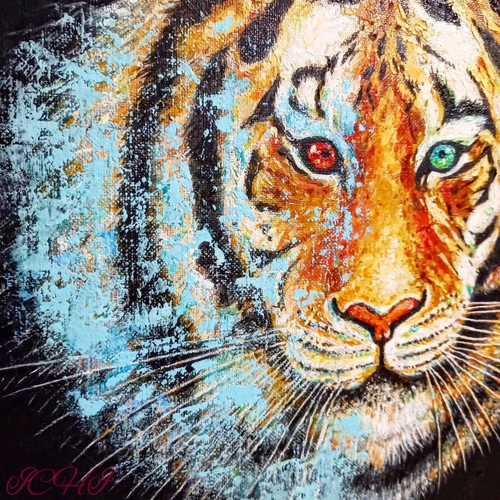 油絵 虎ー2022 絵画 ICHI 通販 12849493|Creema(クリーマ) 油絵 虎ー2022 絵画 ICHI 通販 12849493|Creema(クリーマ)
