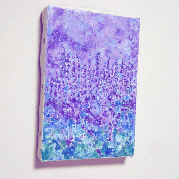 油彩画  －Relaxation purple 2枚目の画像