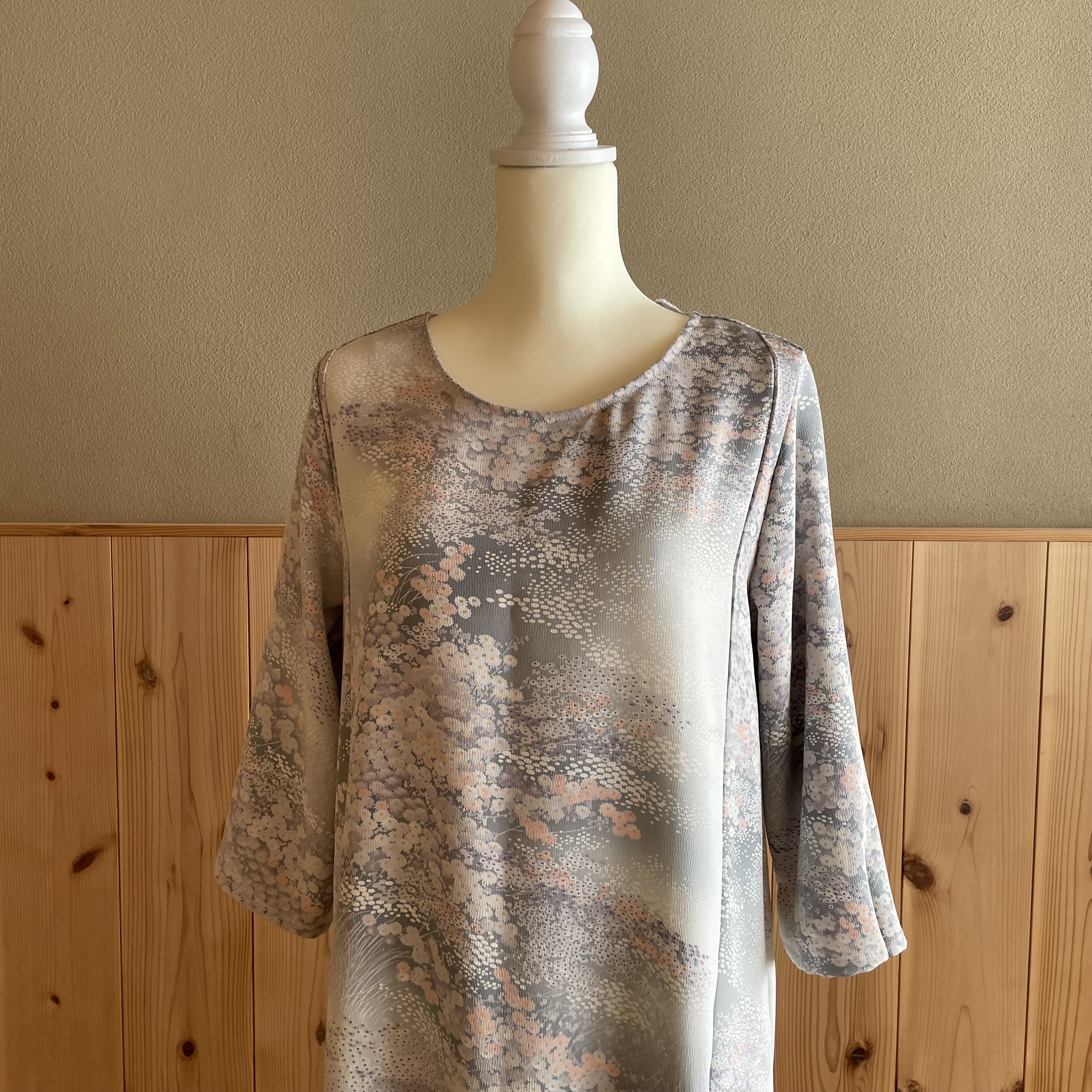 着物リメイク　ワンピース