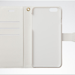 【受注生産】iphone6Plus/6sPlus-ピンクブルー 手帳型 3枚目の画像