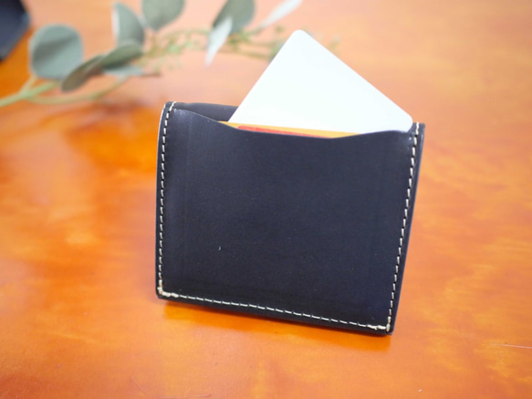 TK01GR 栃木レザー　小銭入れ　コインケース　ボックス　BOX　コンパクト　薄型　シンプル 5枚目の画像