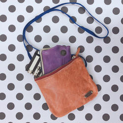 CU161NV 二つ折り　折財布　ユニセックス　レディース　財布　ガマ口　がま口　ガマグチ　スリム　薄型　コンパクト 6枚目の画像