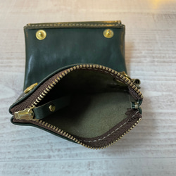 ｷｭｲｰﾙﾃﾞｿﾝ コロコロぷっくりマルチキーケース　遊び心のある革小物　柔らかく優しいレザーのキーケース　HI01GR 4枚目の画像