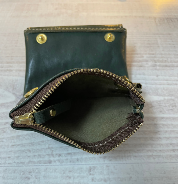 ｷｭｲｰﾙﾃﾞｿﾝ コロコロぷっくりマルチキーケース　遊び心のある革小物　柔らかく優しいレザーのキーケース　HI01GR 4枚目の画像