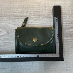 ｷｭｲｰﾙﾃﾞｿﾝ コロコロぷっくりマルチキーケース　遊び心のある革小物　柔らかく優しいレザーのキーケース　HI01GR 8枚目の画像