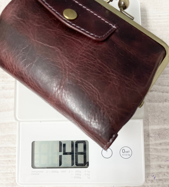 ｷｭｲｰﾙﾃﾞｿﾝ コンパクトなのに大容量な二つ折り財布 誰かに見せたくなる がま口 財布 《グリーン》CU014GR 11枚目の画像