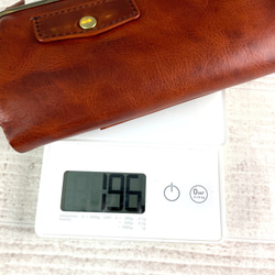 ｷｭｲｰﾙﾃﾞｿﾝ スリムなのに大容量な長財布 誰かに見せたくなるがま口財布 《パープル》CU013PU 9枚目の画像