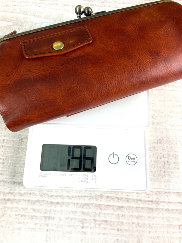 ｷｭｲｰﾙﾃﾞｿﾝ スリムなのに大容量な長財布 誰かに見せたくなるがま口財布 《グリーン》CU013GR 9枚目の画像