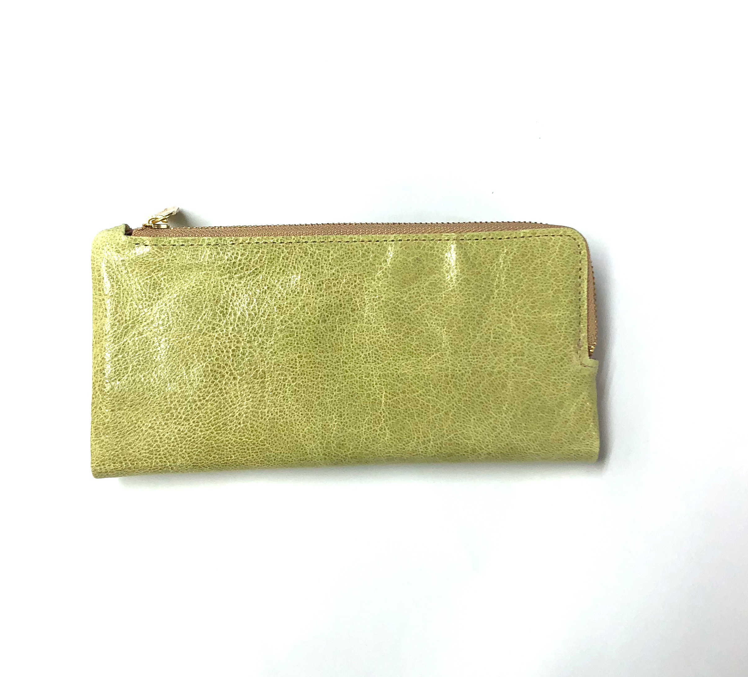 ｷｭｲｰﾙﾃﾞｿﾝ コンパクトスリムで軽い 長財布　上品な素材感とスマートなデザインの 財布 《グリーン》CU210