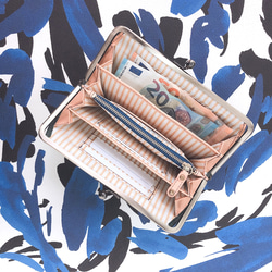 ｷｭｲｰﾙﾃﾞｿﾝ スリムなのに大容量な長財布 上品な質感と存在感のあるがま口財布 《ピンク》CU016PK 3枚目の画像