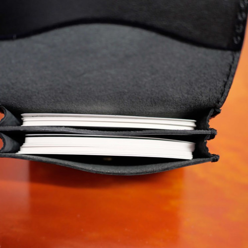 SH02BR サメ シャーク 名刺入れ カードケース エキゾチック レザー