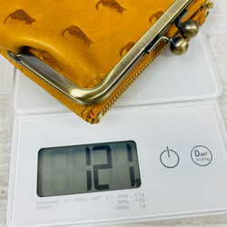 ｷｭｲｰﾙﾃﾞｿﾝ キュートなウサギ型押しの がま口　コンパクトなのに大容量な 二つ折り 財布《イエロー》CU186YE 10枚目の画像