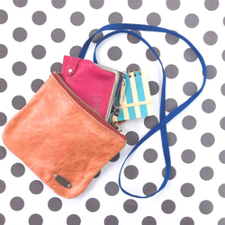 ｷｭｲｰﾙﾃﾞｿﾝ コンパクトなのに大容量な二つ折り財布 上質レザーの魅力的ながま口財布 《ピンク》CU190PK 11枚目の画像