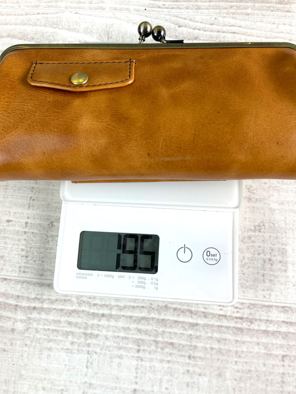 ｷｭｲｰﾙﾃﾞｿﾝ スリムなのに大容量な長財布 誰かに見せたくなるがま口財布 《ベージュ》CU013BE 9枚目の画像