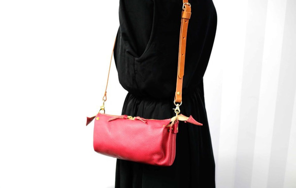 Cure Deson 時尚錢包小包！兼具易用性和設計性 《紅色》 CU217 第4張的照片