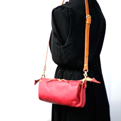 Cure Deson 時尚錢包小包！兼具易用性和設計性 《紅色》 CU217 第3張的照片