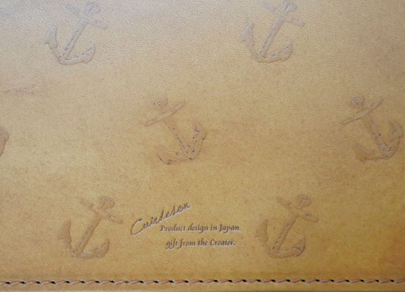 ｷｭｲｰﾙﾃﾞｿﾝ スタイリッシュにかっこよく！シンプルで個性的な長財布　キレイ色財布 《キャメル》CU213CA 4枚目の画像