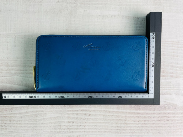 ｷｭｲｰﾙﾃﾞｿﾝ スタイリッシュにかっこよく！シンプルで個性的な長財布　キレイ色財布 《グリーン》CU213GR 7枚目の画像