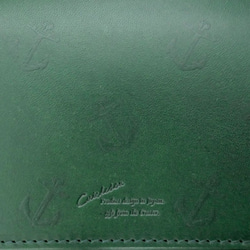 Cool Deson 小巧而大容量的雙折錢包 有吸引力的高品質皮革錢包 《綠色》 CU215GR 第4張的照片