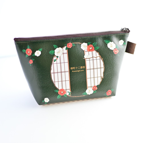 ポーチ「椿町十二番街」《空想街雑貨店》 ポーチ 空想街雑貨店 通販