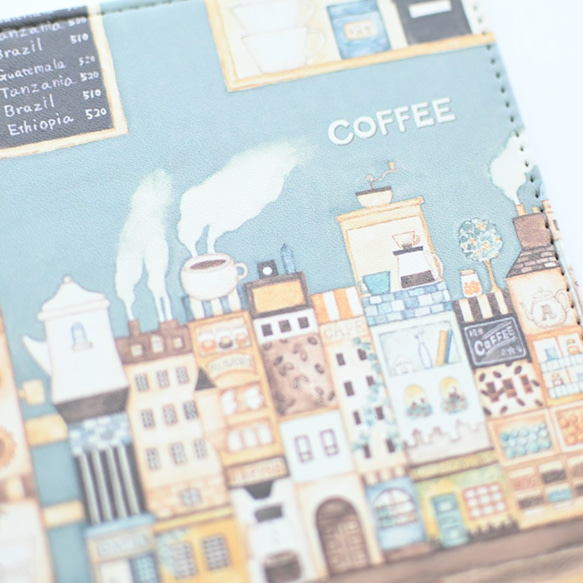 マルチパッド「カフェの奥のコーヒーの街」マウスパッド 2枚目の画像