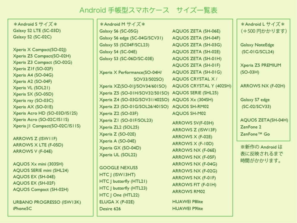 有名ブランド Android 手帳型スマホケース Sサイズ Ｌサイズ 対応機種 ...