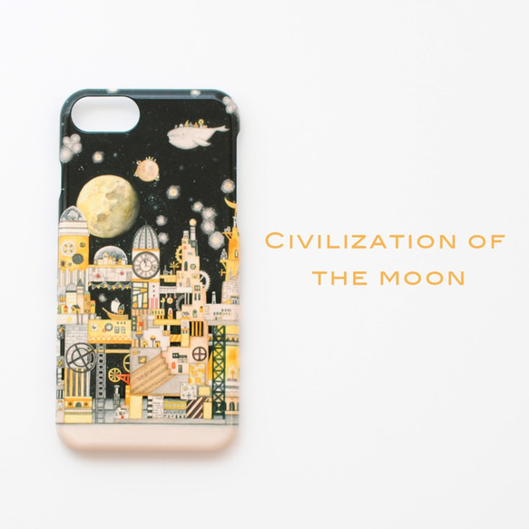 iPhone case “Civilization of the Moon” &lt;&lt;Glossy&gt;&gt; 智能 第1張的照片