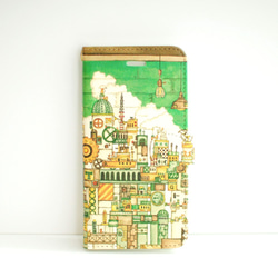 手帳型iPhoneケース「屋根裏部屋のネズミの王国」 3枚目の画像