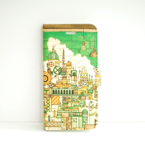 手帳型iPhoneケース「屋根裏部屋のネズミの王国」 3枚目の画像